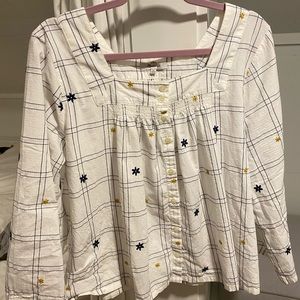 Madewell Daisies Top